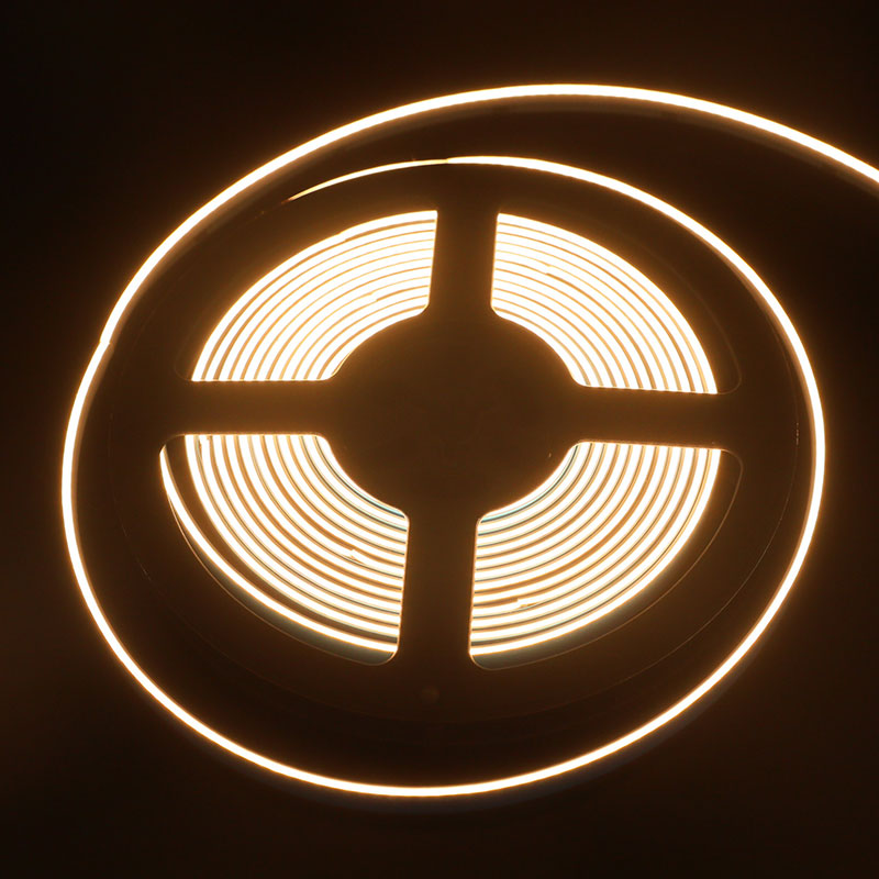 DC24V Side Emitting CCT Dimmable COB LED Strip 560Chips/m 16.4FT DC24V Side Emitting CCT Dimmable COB LED Strip 560Chips/m 16.4FT